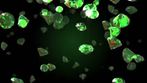 La caída de diamantes hermoso fondo. Lazo sin costura
 - Imágenes, Vídeo