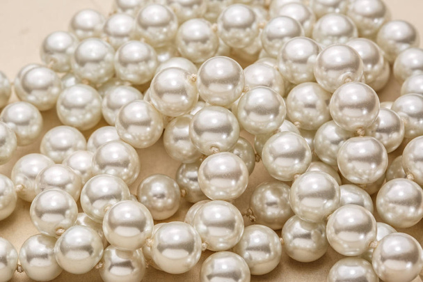 błyszczący biały perłowy - Zdjęcie, obraz