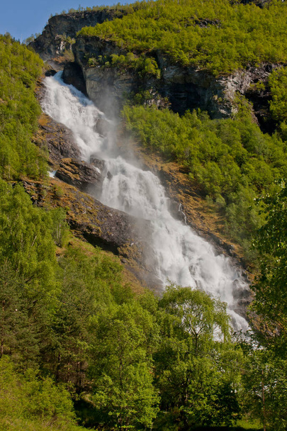 Vodopád Hjellefossen v Norsku - Fotografie, Obrázek