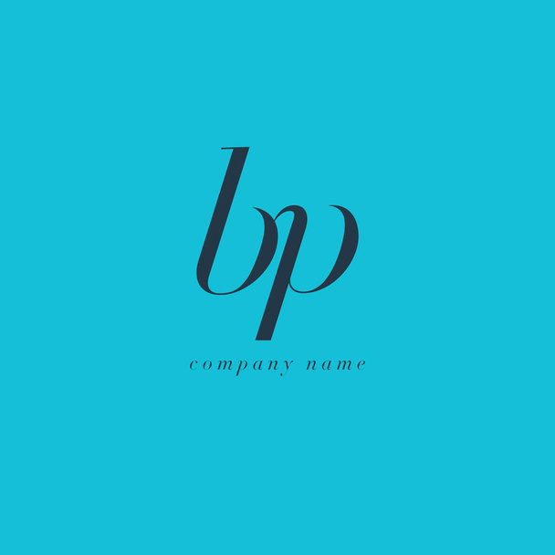BP Letters Logo plantilla
 - Vector, Imagen