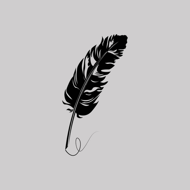 feather icon illustration - Vector, Image