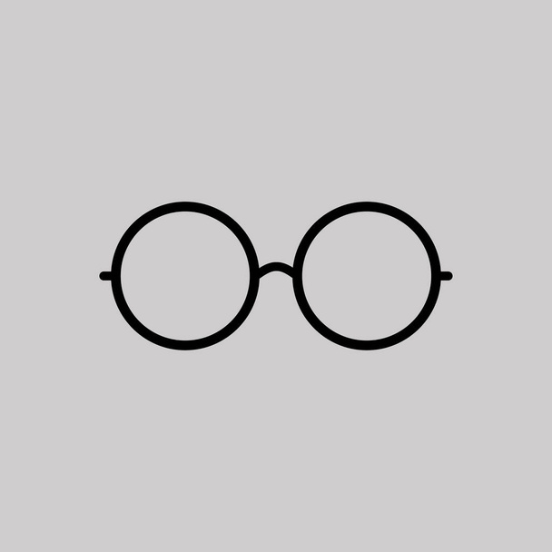 okrągłe okulary ikonę symbolu - Wektor, obraz