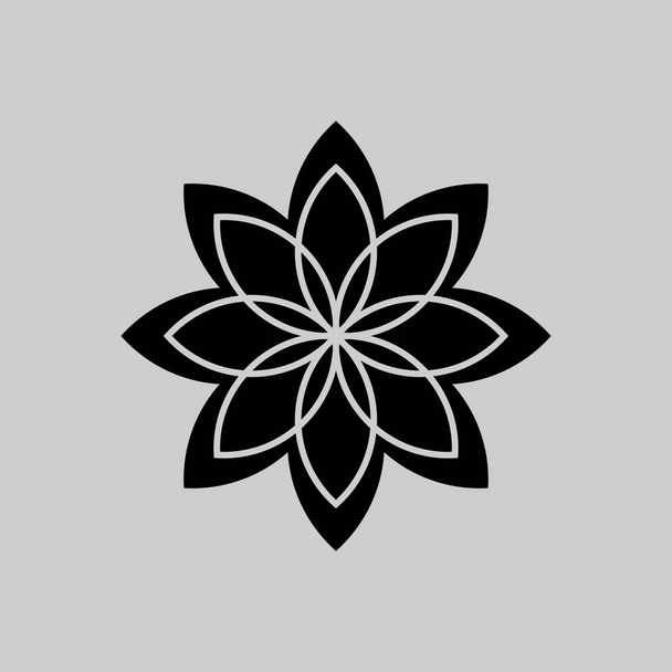 virág ikon illusztráció - Vektor, kép