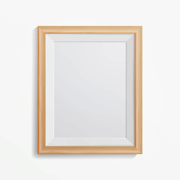 Realistic Photo Frame Vector. With Soft Shadow. Good For Your Presentations. - Vector, imagen