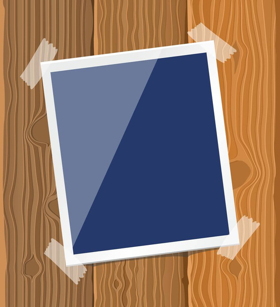 Photo frame on the Board - Vector, Image