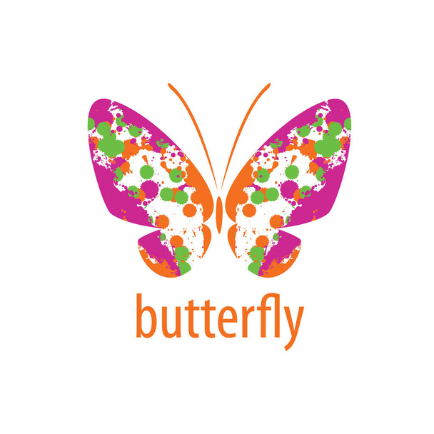 vector butterfly logo - Διάνυσμα, εικόνα