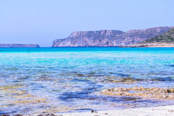 バロス ビーチ、クレタ島、ギリシャ - 写真・画像