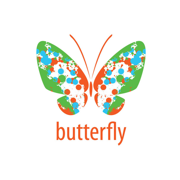 vector vlinder logo - Vector, afbeelding
