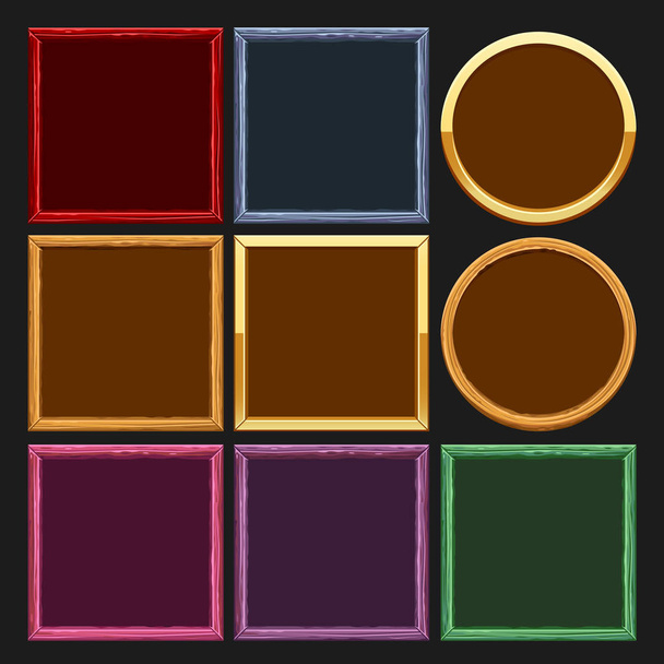 Colored frames collections - Вектор, зображення