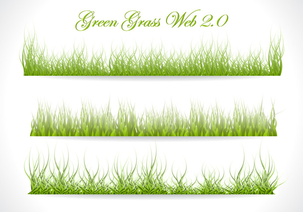 зелена трава
 - Вектор, зображення