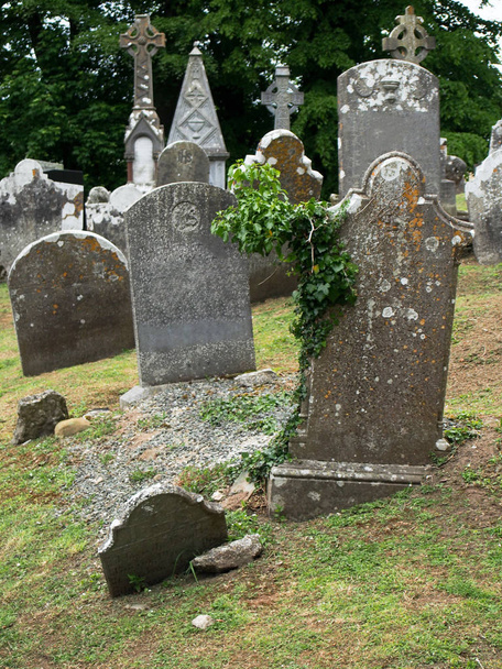 Oude Ierse begraafplaats - Foto, afbeelding