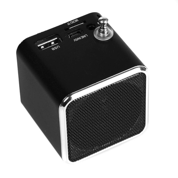 Portable mobile mp3 speaker with flashlight - Photo, Image