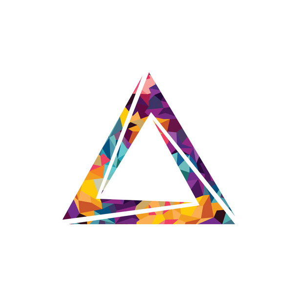 シンプルな三角形のロゴ - ベクター画像