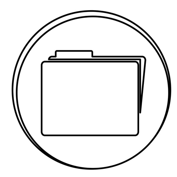figura ícone de emblema de arquivo
 - Vetor, Imagem