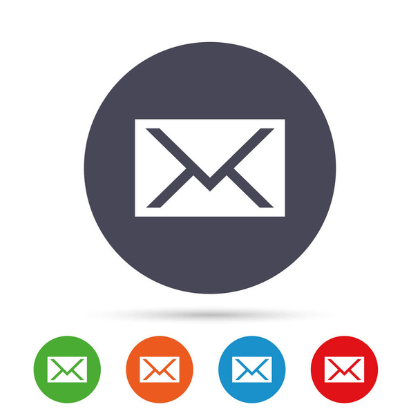 Mail web icons - Vector, imagen
