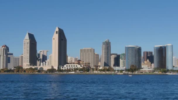 Päivällä perustamassa Shot of San Diego Skyline Coronado Island
 - Materiaali, video