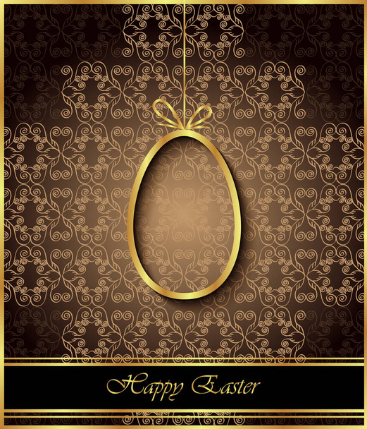 Happy Easter modern and elegant background. - Vector, imagen