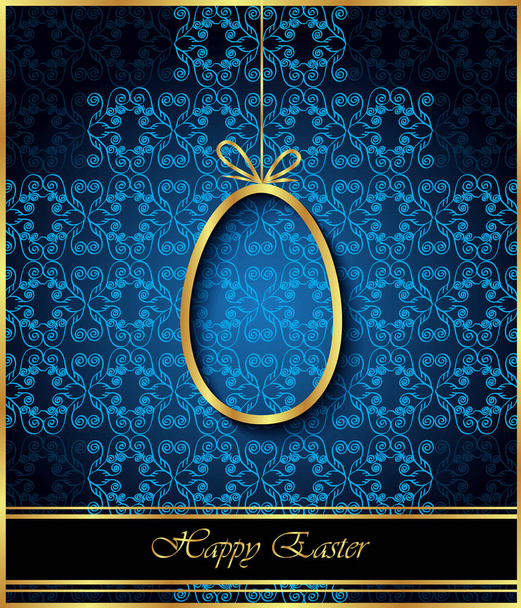 Happy Easter modern and elegant background. - Vector, Image