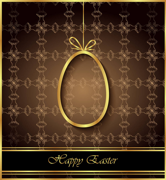 Happy Easter modern and elegant background. - Vector, Imagen