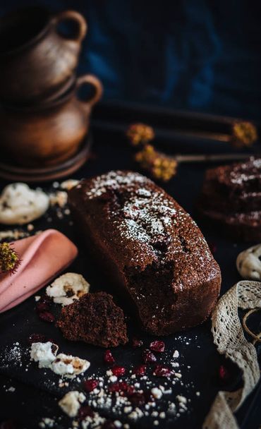 Chocolate Loaf cake  - Zdjęcie, obraz