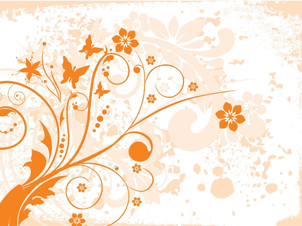 Vector floral pattern - Vettoriali, immagini