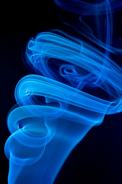 Blue smoke - Foto, afbeelding