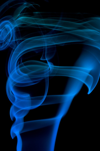 Bstract blue smoke - Fotoğraf, Görsel