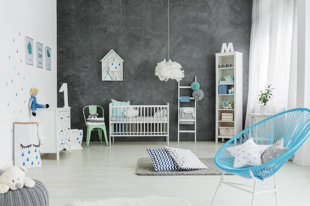 Nursery room in scandinavian style - Photo, image
