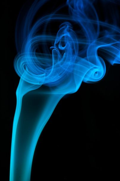 Bstract blue smoke - 写真・画像