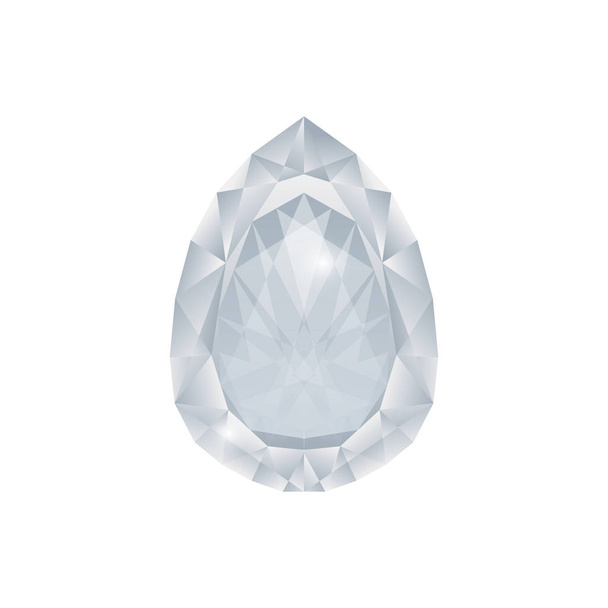 Διαμάντι πολυτελή ΚΟΣΜΗΜΑΤΑ - Διάνυσμα, εικόνα