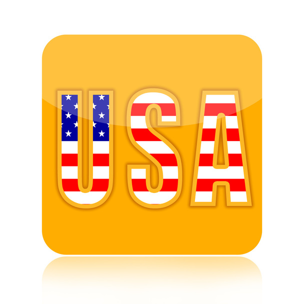 ikona Stany Zjednoczone Ameryki - Zdjęcie, obraz