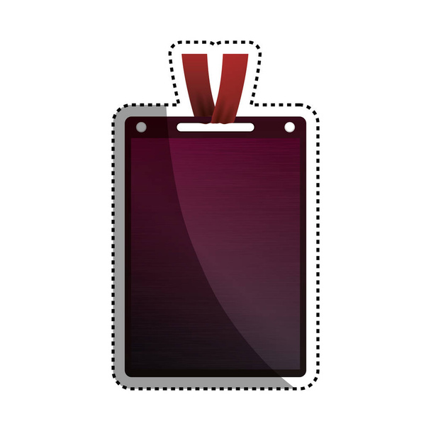 VIP-kaartsjabloon - Vector, afbeelding