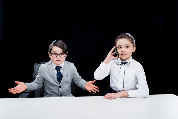 Children playing businesspeople  - Photo, Image