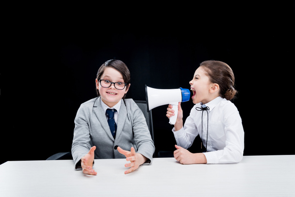 Children playing businesspeople  - Photo, Image
