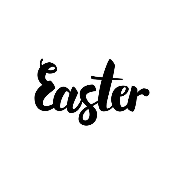 Easter Handwritten Calligraphy - Vetor, Imagem