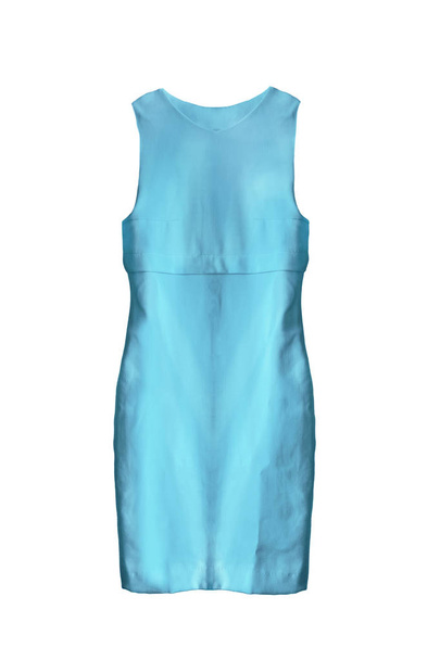 Blue dress isolated - Photo, image