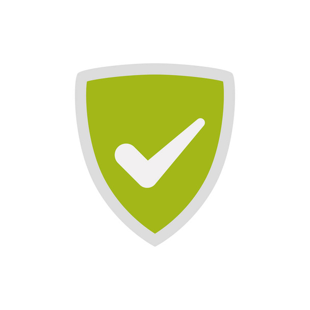 Escudo de seguridad emblema
 - Vector, Imagen