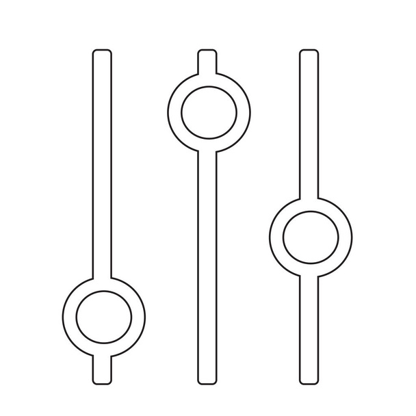 control flat icon - Vector, afbeelding