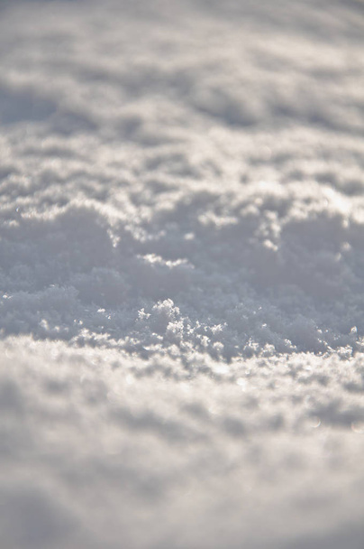 Neve fresca a terra
 - Foto, immagini