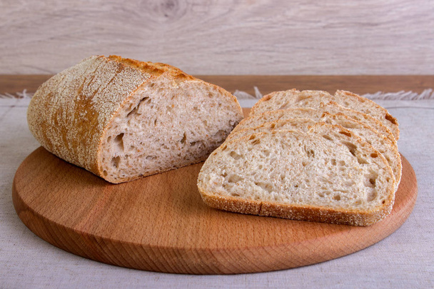 Sliced white bread  - Фото, зображення