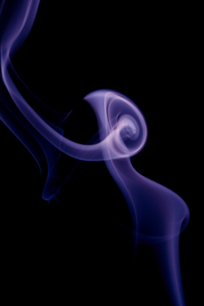 abstracte blauwe rook - Foto, afbeelding