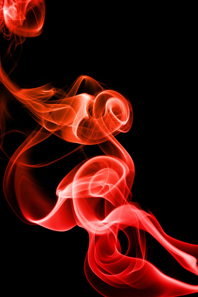 streszczenie czerwony dym - Zdjęcie, obraz