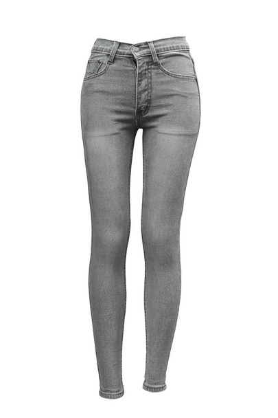 Female skinny jeans isolated - Fotó, kép