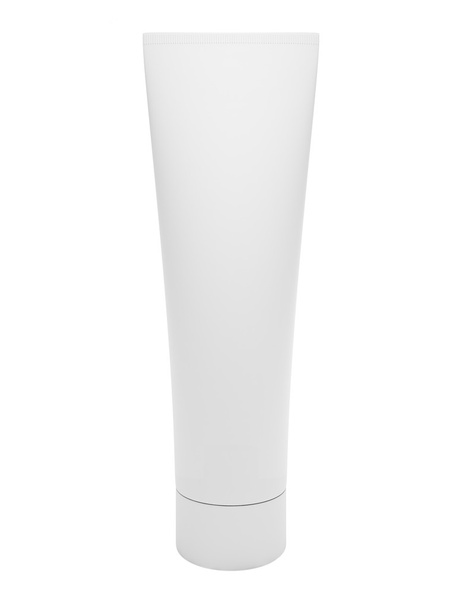 Blanco cosmetische buis geïsoleerd op witte achtergrond - Foto, afbeelding