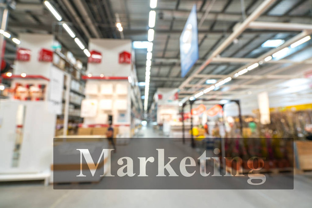 Warehouse or storehouse with blur background - Photo, Image