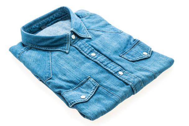 Jeans overhemd voor kleding - Foto, afbeelding