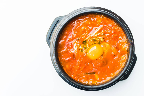 Pikantna zupa Korea - Zdjęcie, obraz