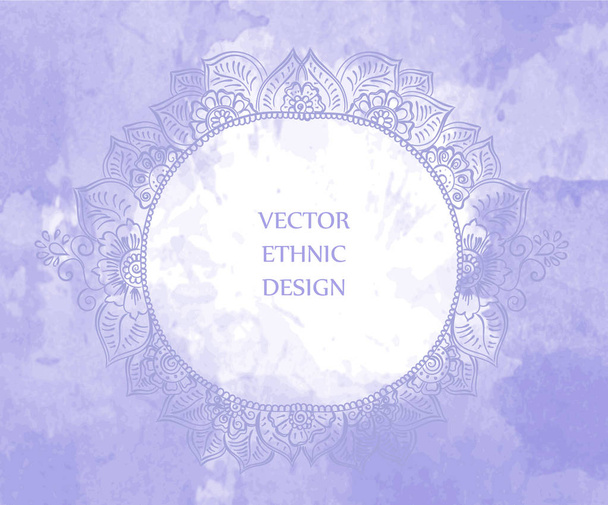 abstract pattern of a tattoo henna - Vettoriali, immagini