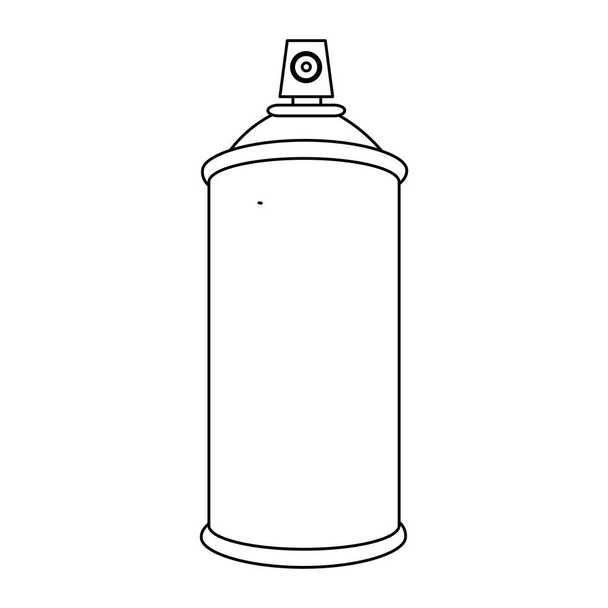 figure aerosol sprays icon - Vector, Image