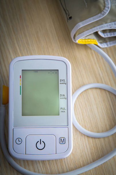 Digital blood pressure monitor - Photo, Image